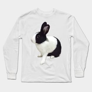 Dutch Rabbit Boy _ Bunniesmee Long Sleeve T-Shirt